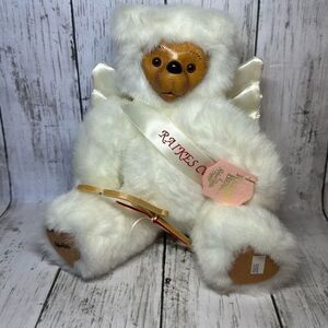 1990 Applause Raikes 10" Cupid Bear Signed New with Tags NO BOX
